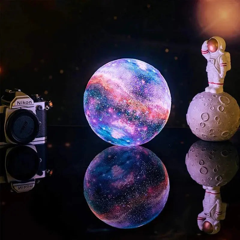 Galaxy lamp, an enchanting addition to your decor that sparks imagination.