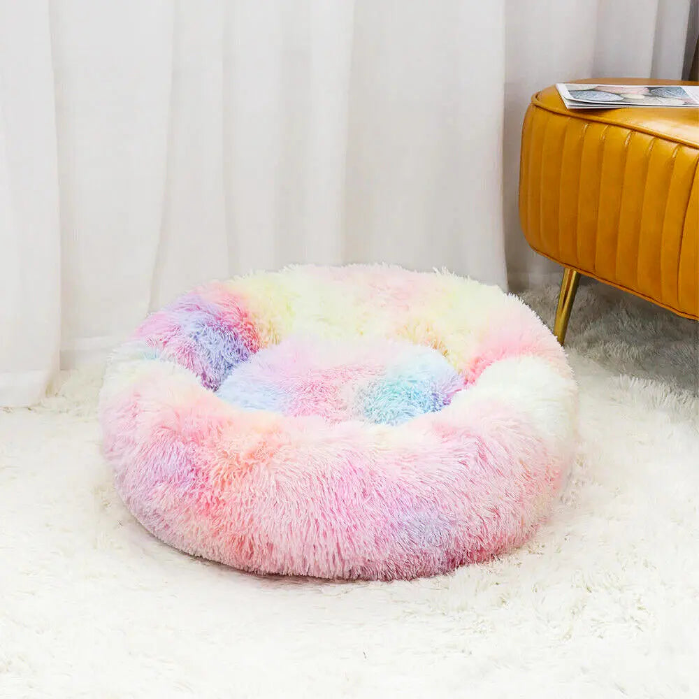 Soft and luxurious pet nest bed, perfect for your pet's relaxation and rest.