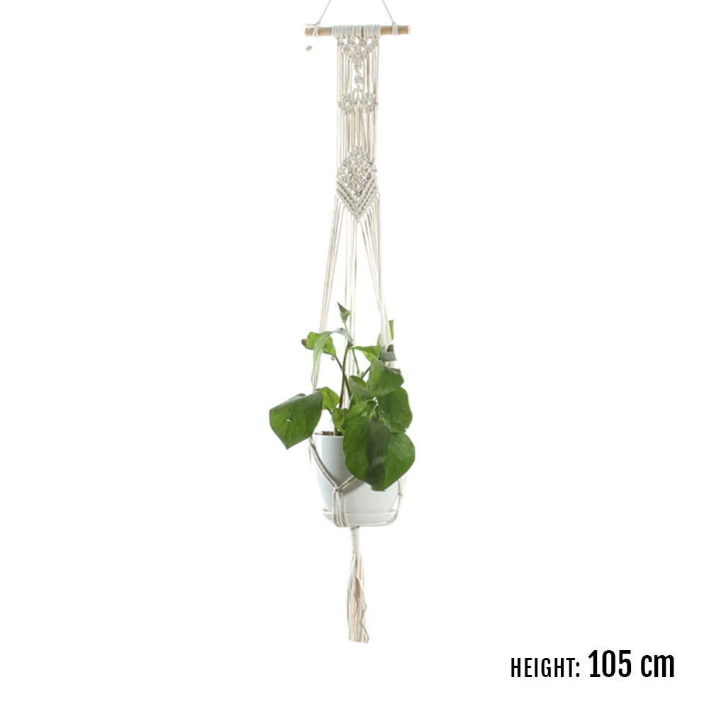 Indoor plant hanging sling, designed to complement a wide range of interior styles.