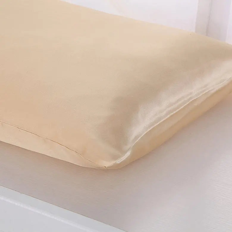 Soft and silky single pillowcase, designed for comfort and style.