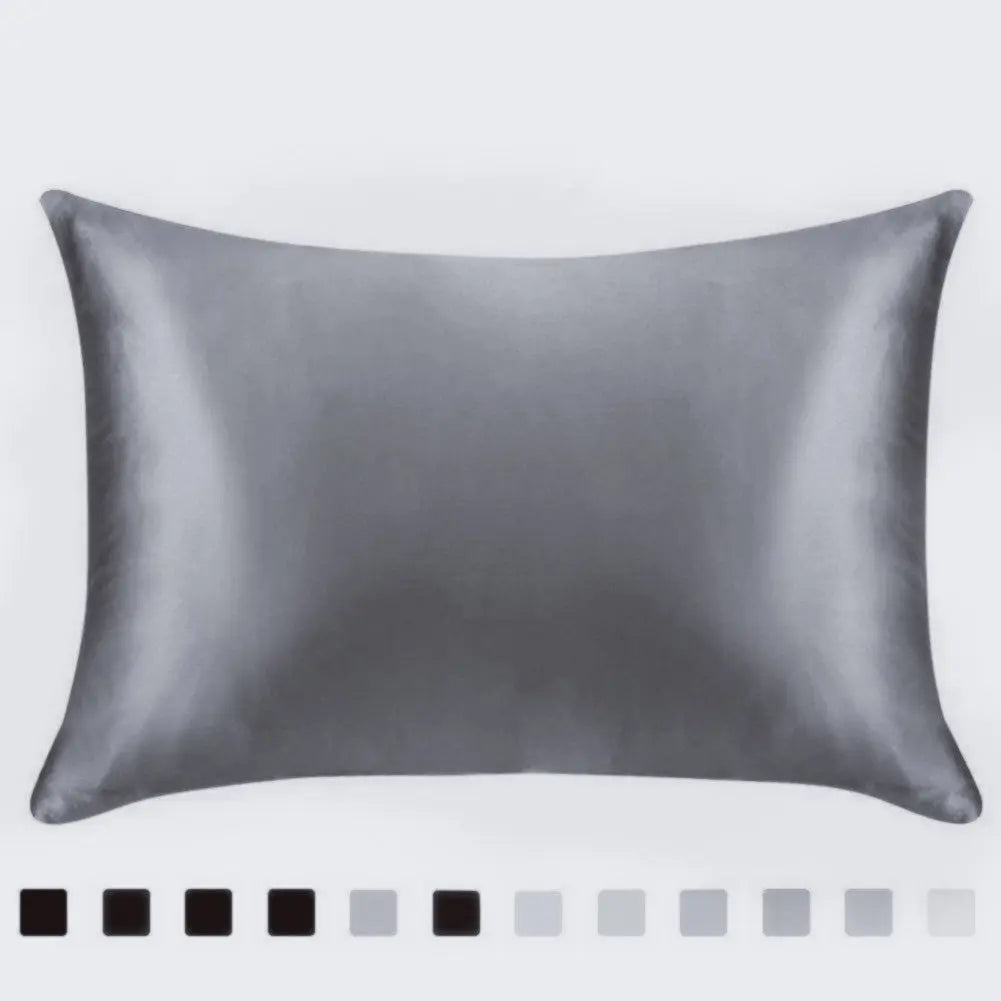 Silky smooth single pillowcase, perfect for enhancing your sleep experience.