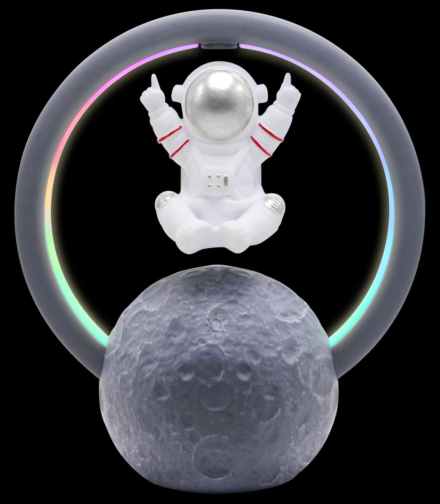 Astronaut Bluetooth speaker, featuring a levitating design for a unique listening experience.