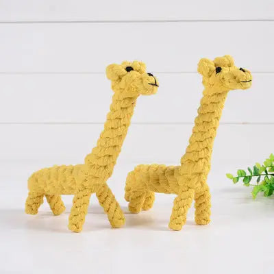 Cotton Rope Giraffe Pet Toy - Image #1