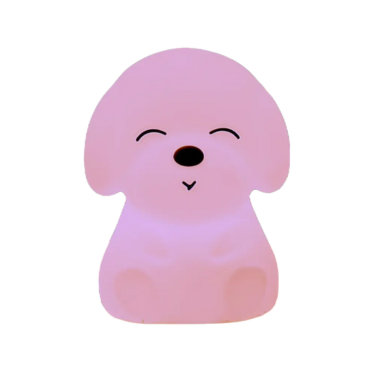 Puppy night light, a cute and comforting companion for bedtime.