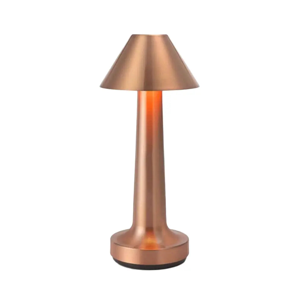 Vintage-inspired LED table lamp, designed to evoke memories of retro bars.