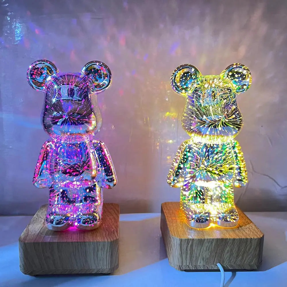 Fireworks Little Bear Night Light, a charming and whimsical addition to any room.