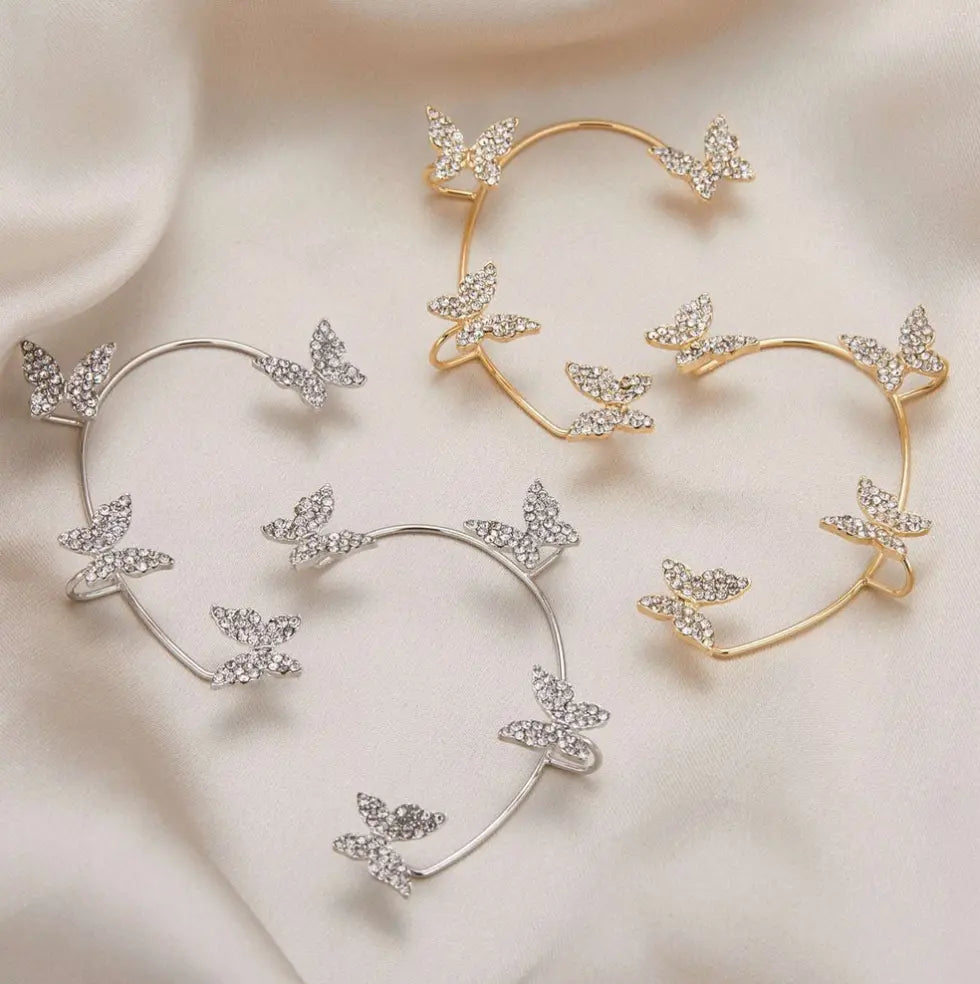 Butterfly ear cuff, a stylish and elegant accessory for your ear.