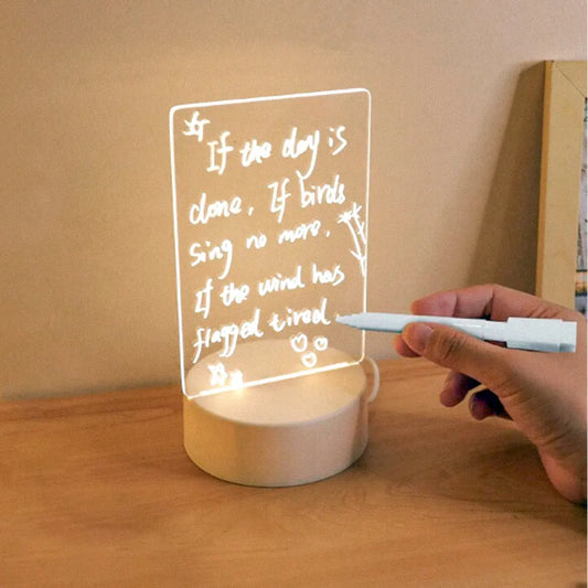 LED light note board, a versatile and illuminated writing surface.