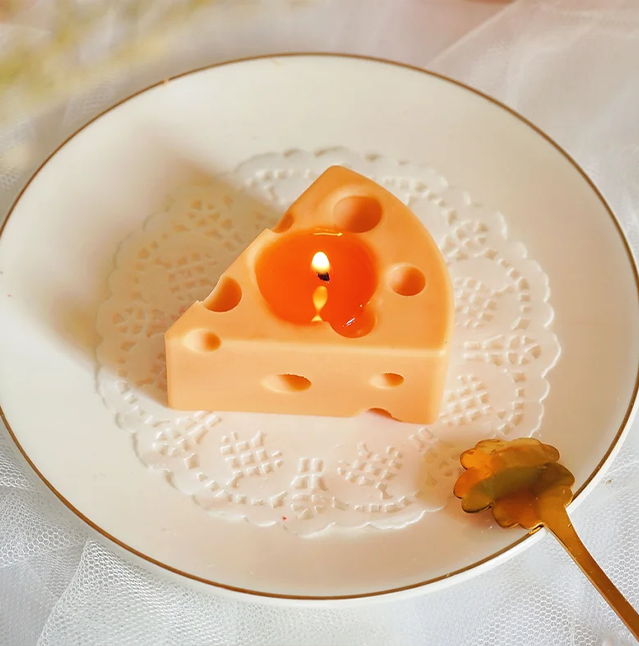 Handmade Aromatherapy Cheese Slice Candle