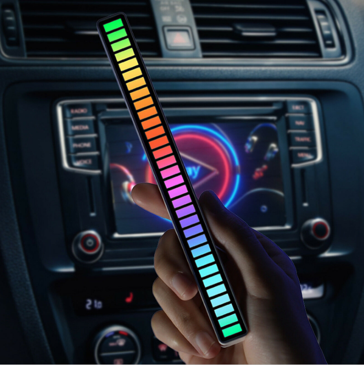 RGB LED light bar with sound activation, adding excitement and color to your space.