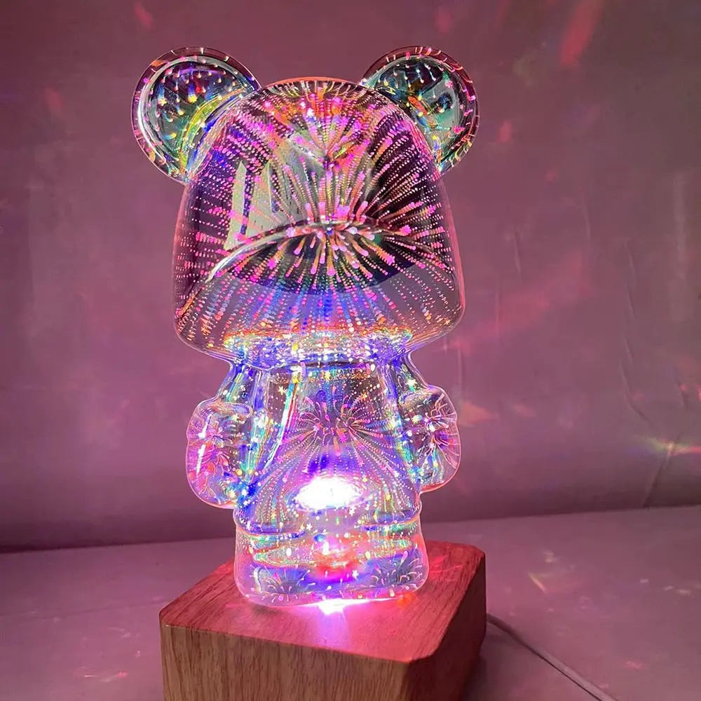 Fireworks Little Bear Night Light, a charming and whimsical addition to any room.