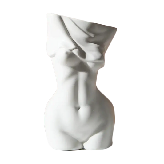 Human body shape ceramic vase, a unique and artistic vase for your home.