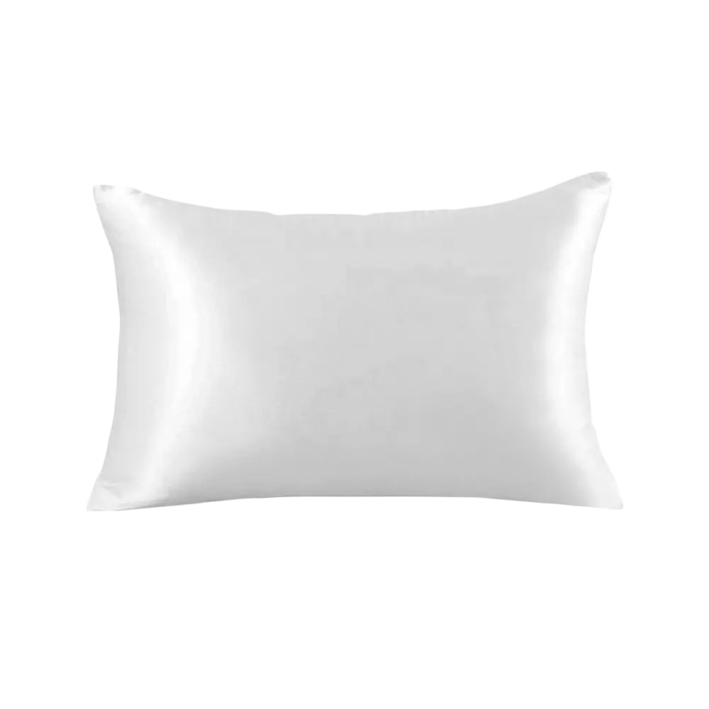 Silk mix single pillowcase, a luxurious and smooth bedding accessory.