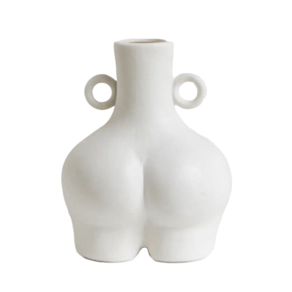 Nordic human body ceramics vases, ideal for home decoration, office, dining table flower arrangement, and dried flower vases.