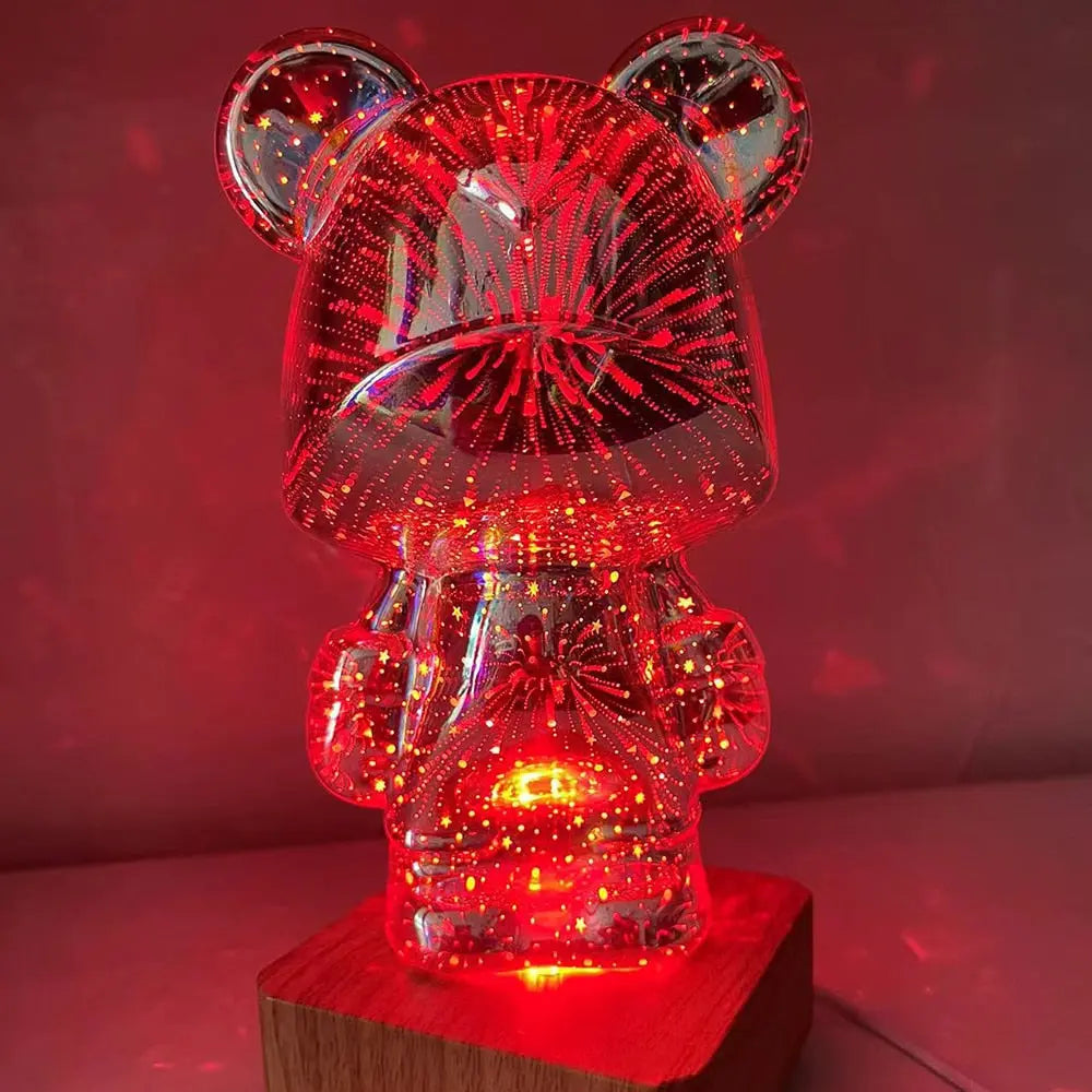 Fireworks Little Bear Night Light, a charming and whimsical addition to any room.