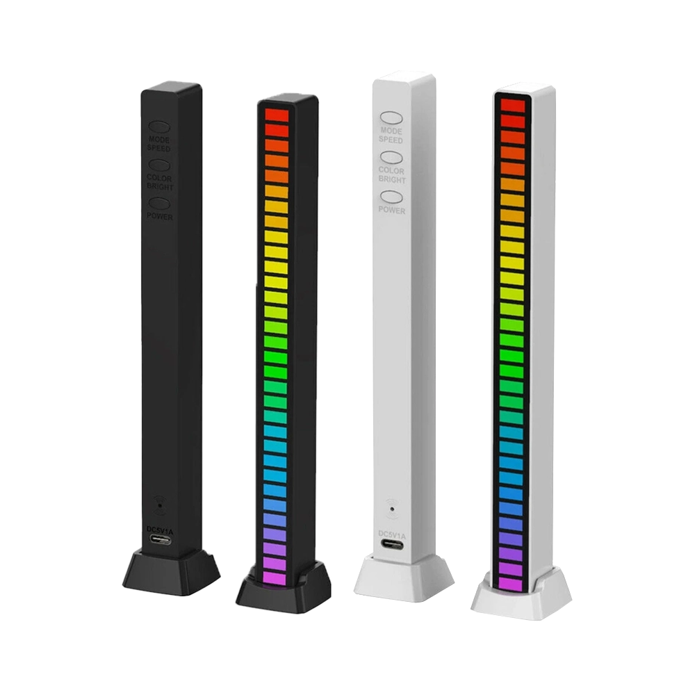 RGB music sound control LED light bar, a dynamic lighting option for parties and events.