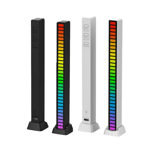 RGB music sound control LED light bar, a dynamic lighting option for parties and events.